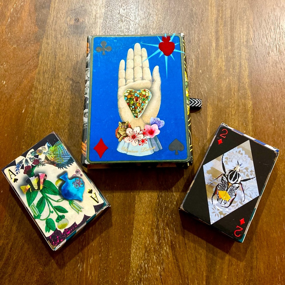 CHRISTIAN LACROIX decorative playing cards twin set